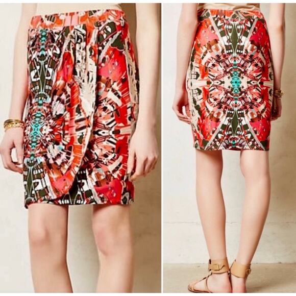 Anthropologie Dresses & Skirts - Anthropologie Maeve Wrap Skirt - Size L